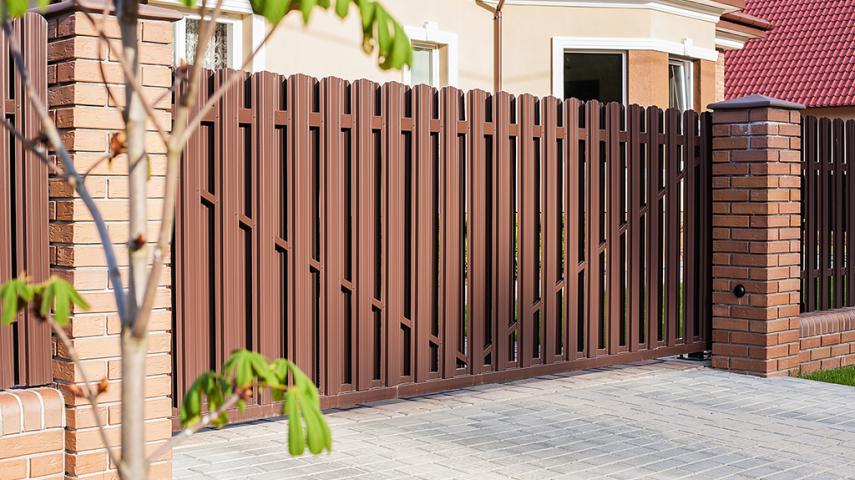 ворота из штакетника в Новопавловске